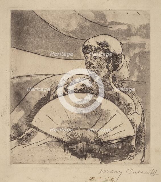 In the Opera Box (No. 3), c. 1880. Creator: Mary Cassatt.