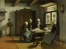 In the Orphanage at Katwijk-Binnen, c.1870-c.1890. Creator: David Adolf Constant Artz