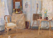 In the Atelier, 1880-1889. Creator: Maria Wiik
