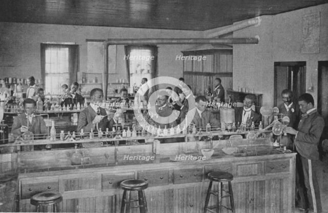 In the agricultural laboratory, 1904. Creator: Frances Benjamin Johnston.