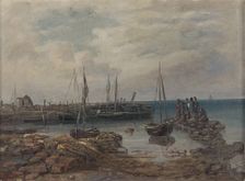 In the archipelago port, 1870-1879. Creator: Johan Knutson