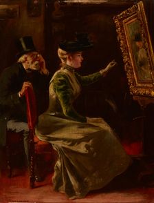 In the Artist's Studio, c1890. Creator: Fernand De Launay