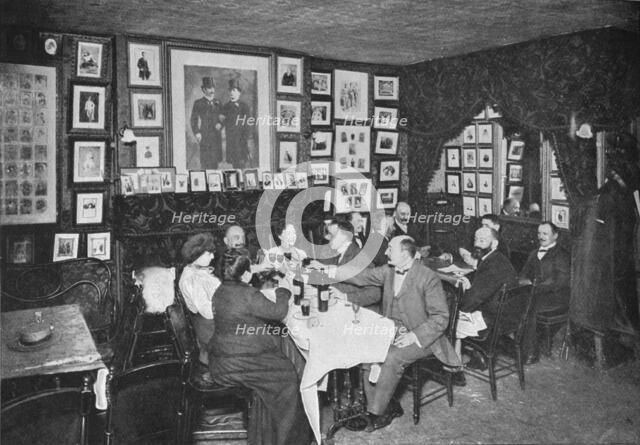In the Artistes' Club', London, c1901 (1901). Artist: Unknown.