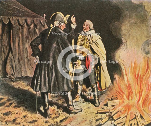 In the Bunzelwitz camp, September 1761, (1936). Creator: Unknown.
