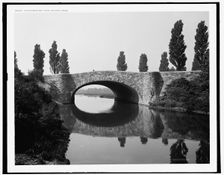 In the Back Bay Fens, Boston, Mass., between 1890 and 1901. Creator: Unknown
