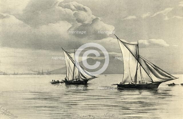 In the Bay of Naples, 1898. Creator: Christian Wilhelm Allers.