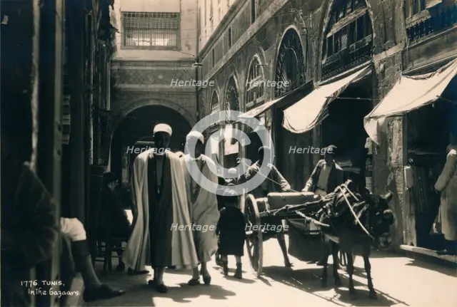 In The Bazaar, Tunis, Egypt, 1936. Artist: Unknown