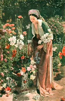 In the Bey's Garden 1865, (c1902). Creator: Unknown