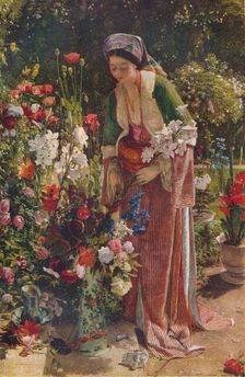 In The Bey's Garden 1865, (1920). Creator: John Frederick Lewis