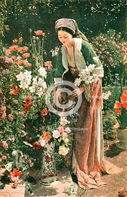 'In the Bey's Garden', 1865, (c1902).  Creator: Unknown.
