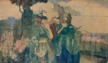 In the Blue Country or Colloque Sentimentale c1895. Creator: Charles Conder