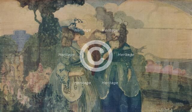 'In the Blue Country or Colloque Sentimentale', c1895. Creator: Charles Conder.