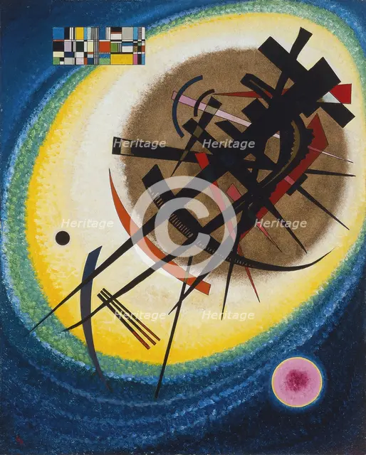 In the Bright Oval, 1925. Artist: Kandinsky, Wassily Vasilyevich (1866-1944)