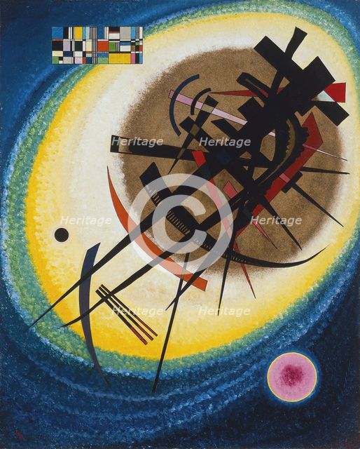 In the Bright Oval, 1925. Artist: Kandinsky, Wassily Vasilyevich (1866-1944)