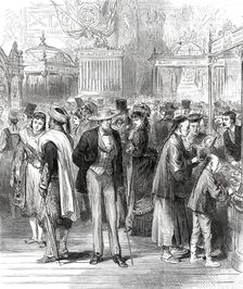 In the British Department of the American Centennial Exhibition...1876. Creator: Unknown