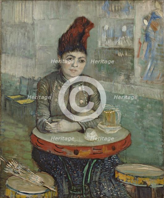 In the café. Agostina Segatori in Le tambourin, 1887-1888. Artist: Gogh, Vincent, van (1853-1890)