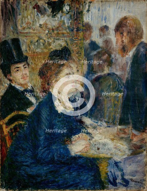 In the Café, c1877. Creator: Renoir, Pierre Auguste (1841-1919).