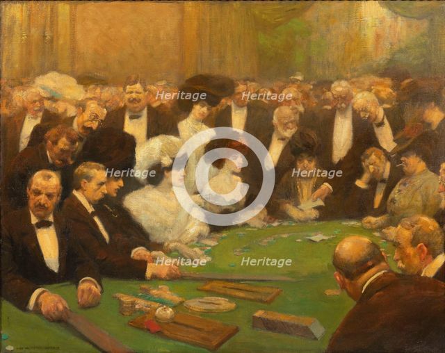 In the casino, c.1907. Creator: Boettinger, Hugo (1880-1934).