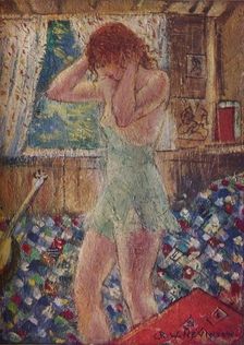 In The Caravan c20th century. Artist: CRW Nevinson