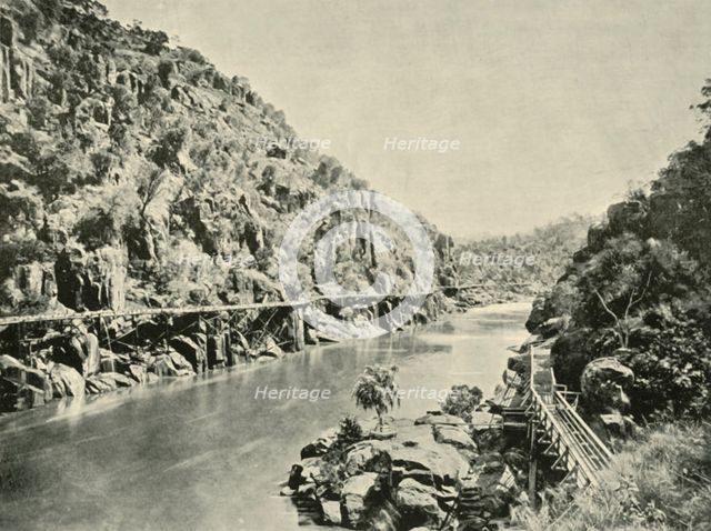 'In the Cataract Gorge', 1901. Creator: Unknown.