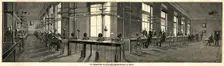 In the Central Telegraph Station in Berlin, 1863. Creator: Anonymous