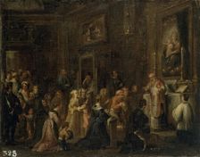 In the Church, 17th century. Creator: Cornelis de Wael