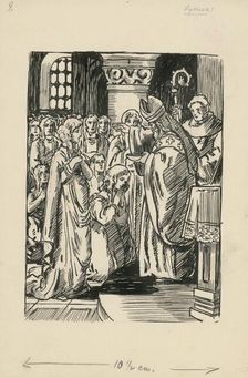 In the Church, 1928. Creator: Andrej Kovacik