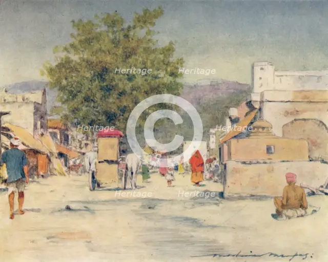 'In the City of Jeypore', 1905. Artist: Mortimer Luddington Menpes.
