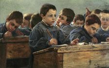 In the classroom, 1886. Creator: Martin des Amoignes, Paul Louis (1858-1925)