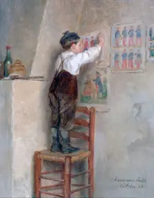 In the Classroom 1883. Artist: Pierre Edouard Frere