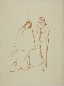 In the Cloakroom, c. 1897. Creator: Jean Louis Forain
