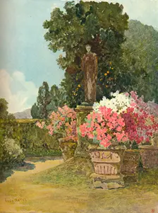 In The Colonna Gardens c1900 (1902). Artist: Rosa Wallis