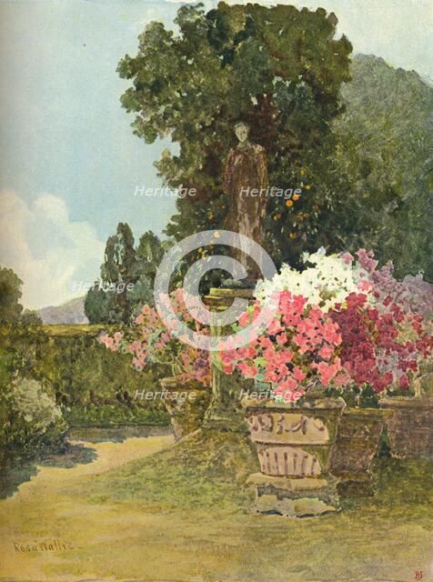 'In The Colonna Gardens', c1900 (1902). Artist: Rosa Wallis.