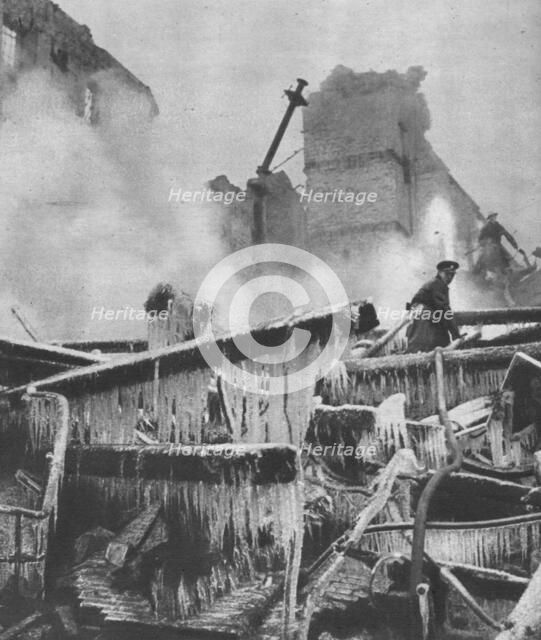 'In the Cold of Winter Arctic weather added new trials to the task of civil defence', 1941 (1942). Artist: Unknown.