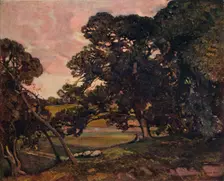 In the Cotswolds c1909. Artist: Alfred Edward East