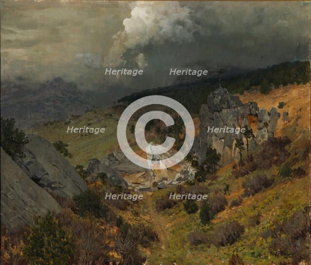 In the Crimean mountains, 1886. Artist: Levitan, Isaak Ilyich (1860-1900)