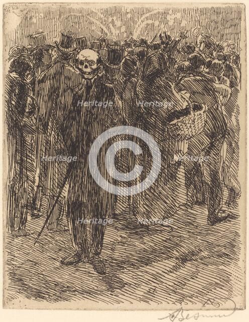In the Crowd (Dans la foule), 1900. Creator: Paul Albert Besnard.