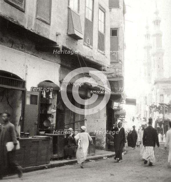 In the Darb-el-Ahmar, Cairo, Egypt, 20th century. Artist: J Dearden Holmes