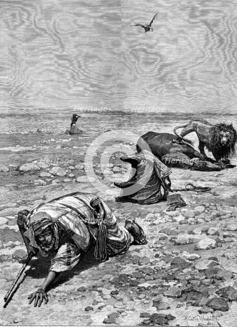 In the Desert, 1890. Creator: Richard Caton Woodville II.