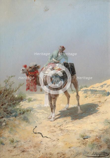 In the Desert. Artist: Karasin, Nikolai Nikolayevich (1842-1908)