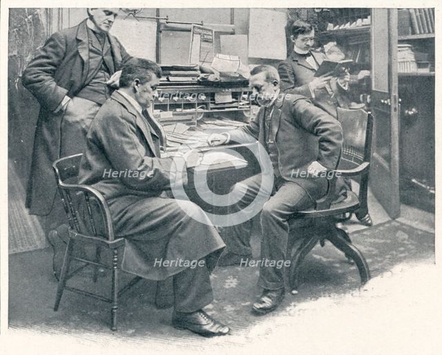 In the Deputy Consul-General's office at the American Consulate, London, c1903 (1903). Artist: Unknown.