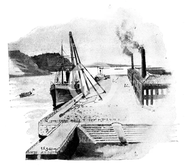 In the Dockyard, Port Arthur, 1895. Creator: Unknown.