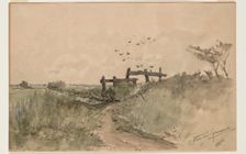 In the Downs, possibly 1855. Creator: Carel Nicolaas Storm
