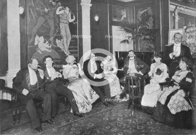 In the Electrophone Salon, Gerrard Street, London, c1903 (1903). Artist: Unknown.