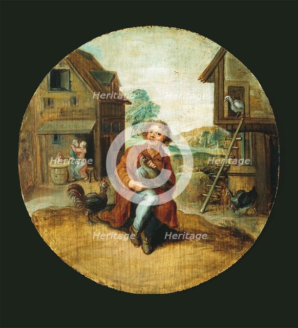 In the Farmyard, c1620-1660. Creator: Adriaen van de Venne.