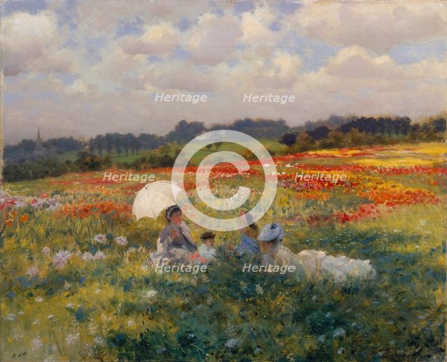 In the field near London, c1875. Creator: De Nittis, Giuseppe (1846-1884).