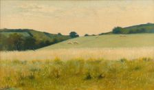 In the fields of Dielette (Manche), 1887. Creator: Alphonse Osbert