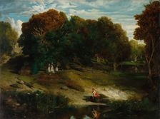 In the Forest, 1841. Creator: Célestin François Nanteuil (French, 1813-1873)
