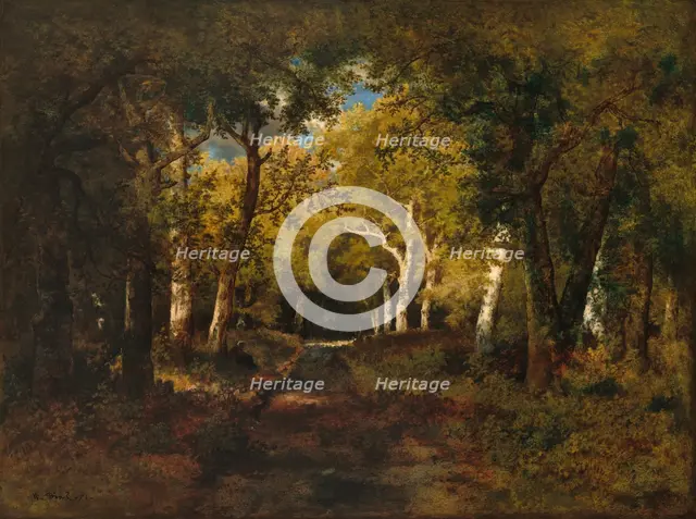 In the Forest, 1874. Creator: Narcisse Virgile Diaz de la Pena.