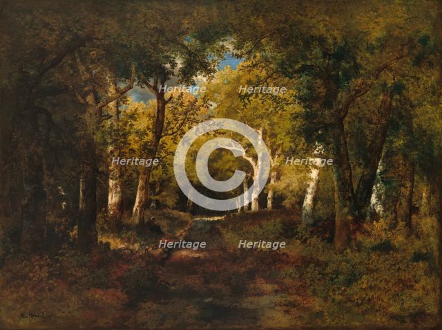 In the Forest, 1874. Creator: Narcisse Virgile Diaz de la Pena.